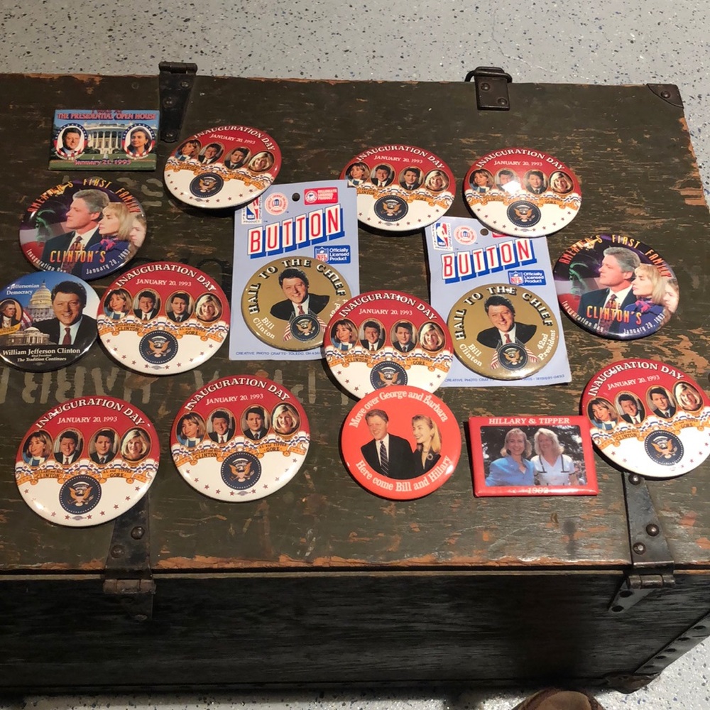 Clinton pins